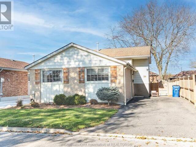 31 EARL DRIVE Chatham Ontario, N7M 5Y7