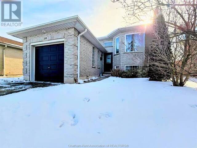 218 BRISTOL DRIVE Chatham Ontario, N7M 6K9