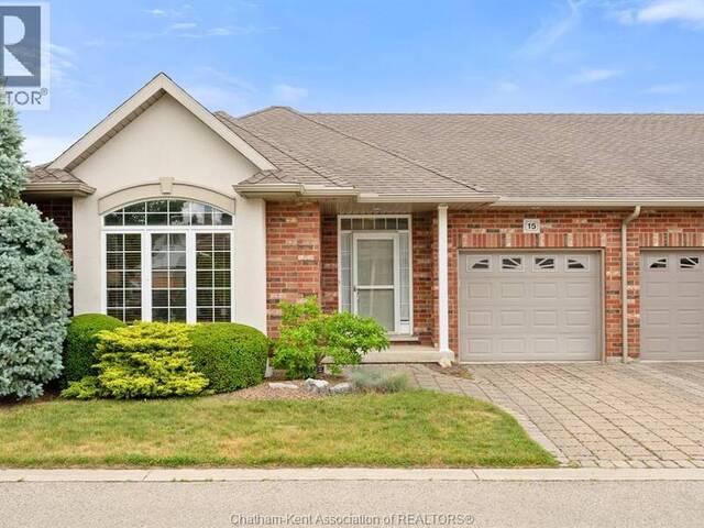 15 Oakgrove LANE Chatham Ontario, N7L 5R9 - 2 Bedrooms Home For Sale