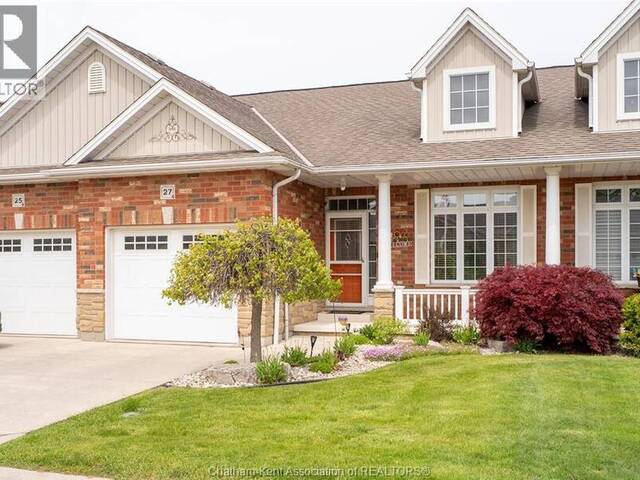 27 McIntosh AVENUE Chatham Ontario, N7M 5J6 - 2 Bedrooms Home For Sale