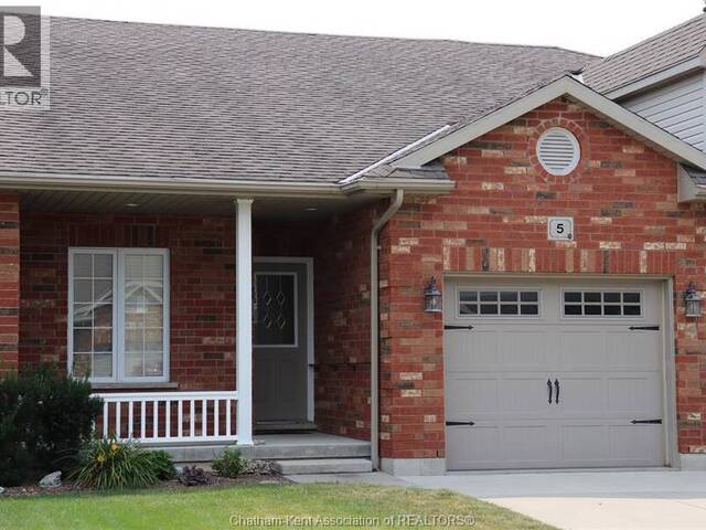 5 Autumn COURT Chatham-Kent Ontario, N0P 1A0 - 2 Bedrooms Home For Sale
