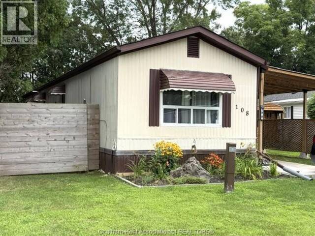 108 REGENCY DRIVE Chatham Ontario, N7L 5A3 - 2 Bedrooms Home For Sale