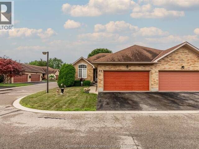 154 Semenyn AVENUE Unit# 24 Chatham Ontario, N7L 3S1 - 2 Bedrooms Home For Sale