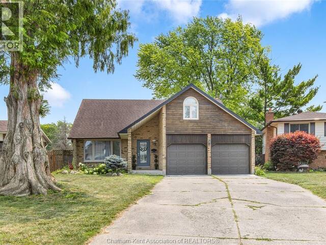 76 PAMELA CRESCENT Chatham Ontario, N7L 4S5 - 4 Bedrooms Home For Sale