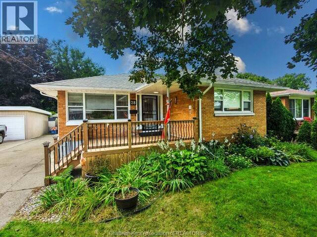 28 Woodland AVENUE Chatham Ontario, N7L 2S6 - 3 Bedrooms Home For Sale