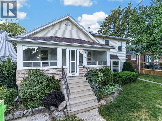 55 Prince Arthur AVENUE Chatham Ontario, N7M 1X6 - 3 Bedrooms Home For Sale