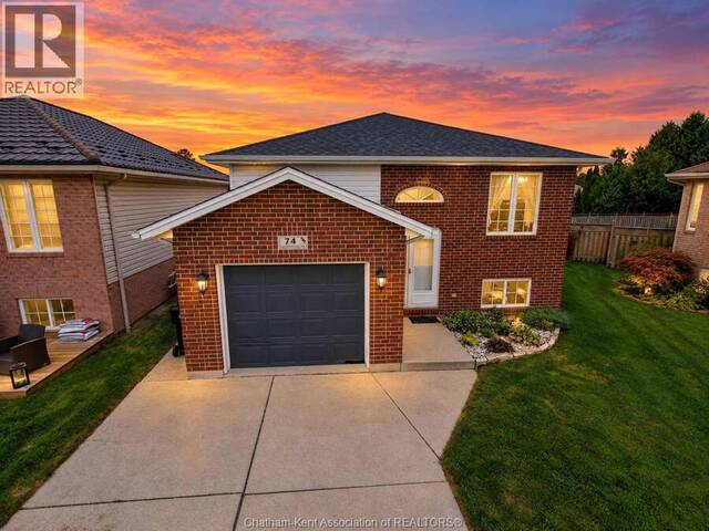 74 Fieldstone PLACE Chatham Ontario, N7L 5N1 - 3 Bedrooms Home For Sale