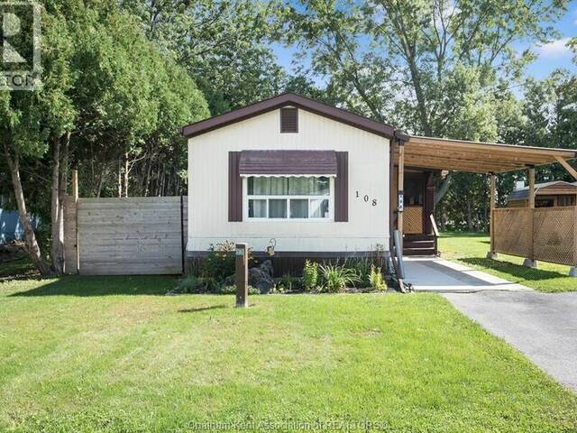 108 REGENCY DRIVE Chatham Ontario, N7L 5A3 - 2 Bedrooms Home For Sale
