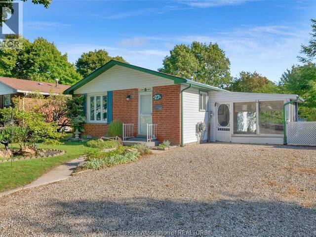 27 Marion AVENUE Chatham Ontario, N7M 5N1 - 3 Bedrooms Home For Sale