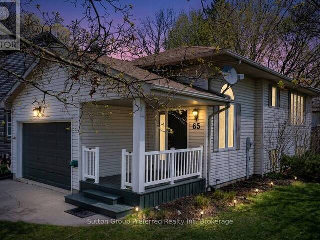65 HINCKS STREET Woodstock Ontario, N4S 3W8 - 2 Bedrooms Home For Sale