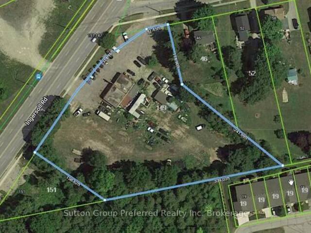 149 INGERSOLL ROAD Woodstock Ontario, N4S 2R3 - Vacant Land For Sale