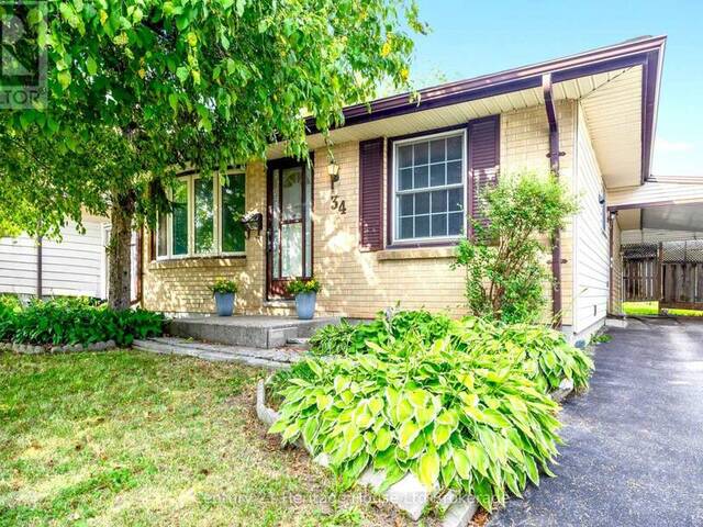 34 DUDLEY CRESCENT London Ontario, N6E 1S4 - 3 Bedrooms Home For Sale