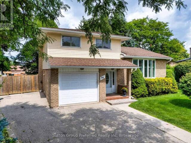 30 PEERS PLACE Woodstock Ontario, N4S 8G8 - 3 Bedrooms Home For Sale