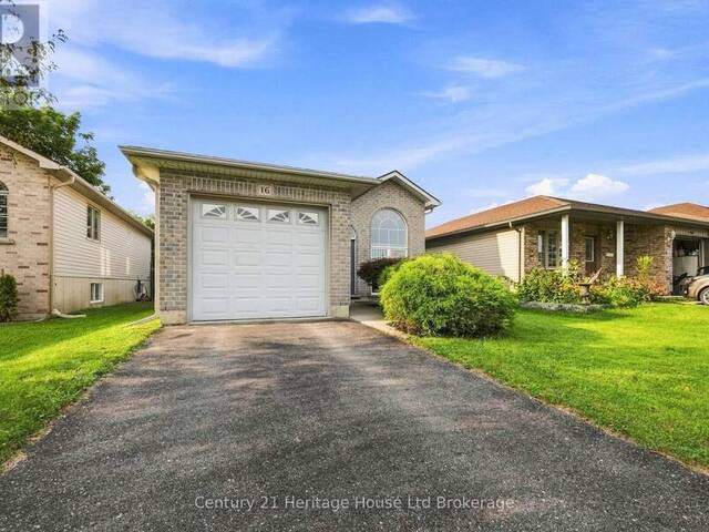 16 HERFORD STREET Tillsonburg Ontario, N4G 4V2 - 3 Bedrooms Home For Sale