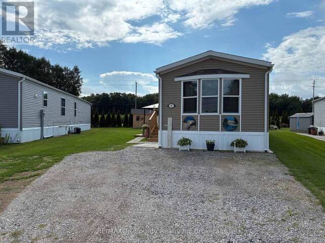 9 - 11981 PLANK ROAD Tillsonburg Ontario, N4G 4G9 - 2 Bedrooms Home For Sale