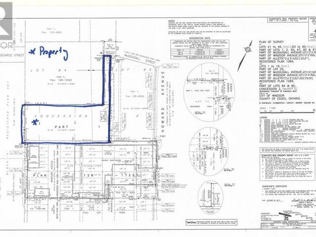 2679 HOWARD Windsor Ontario, N8X 3X2 - Vacant Land For Sale