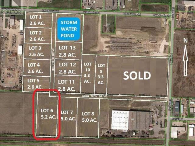 LOT 6 HIGH TECH DRIVE Tecumseh Ontario, N8N 2L9 - Vacant Land For Sale