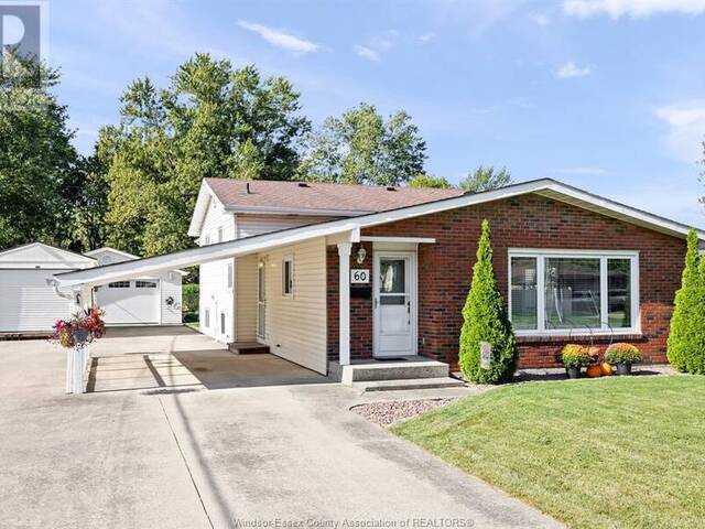 60 Milne STREET North Essex Ontario, N8M 1K6