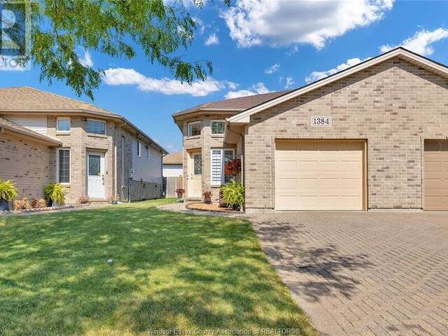 1384 HIGHNOON DRIVE Windsor Ontario, N9G 2X2