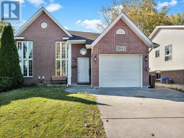 2643 CARISSA Windsor Ontario, N8R 2J9