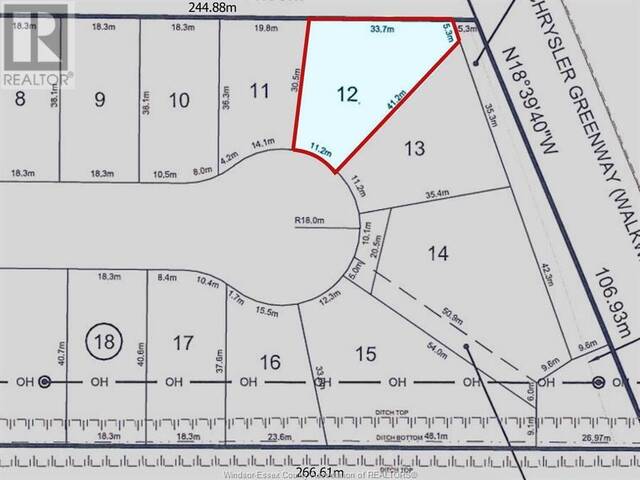 LOT 12 DUCHARME LANE Essex Ontario, N0R 1J0 - Vacant Land For Sale