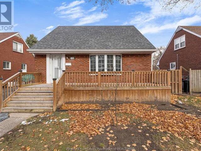 1316 TILSTON DRIVE Windsor Ontario, N9B 3C7