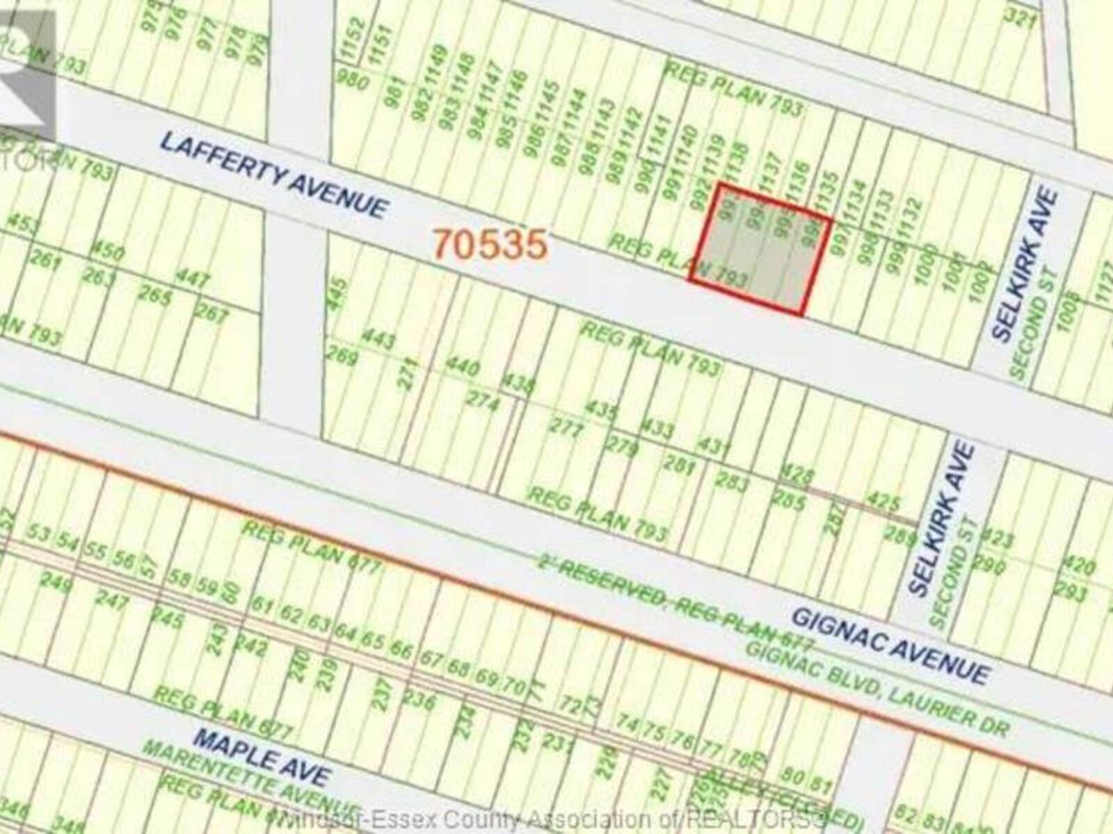 V/L LAFFERTY AVENUE, LaSalle, Ontario N9J 3E9