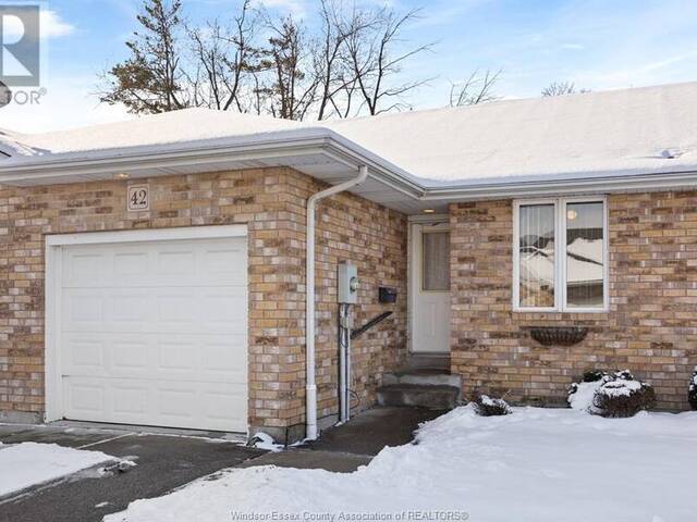 42 CRANBERRY COURT Essex Ontario, N8M 3G5