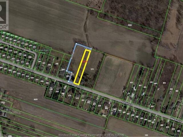 373 MARTIN LANE LaSalle Ontario, N9J 2M3 - Vacant Land For Sale