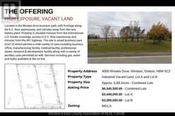 4000 RHODES DRIVE Unit# LOTS A&B | Windsor Ontario | Slide Image Two