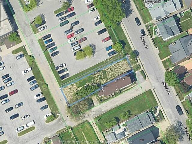 457 Church STREET Windsor Ontario, N9A 4T1 - Vacant Land For Sale