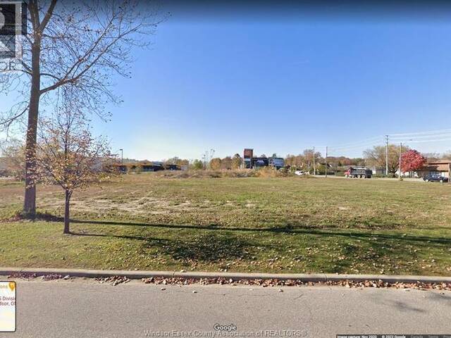 2025 DIVISION ROAD Windsor Ontario, N8W 1Z7 - Vacant Land For Sale