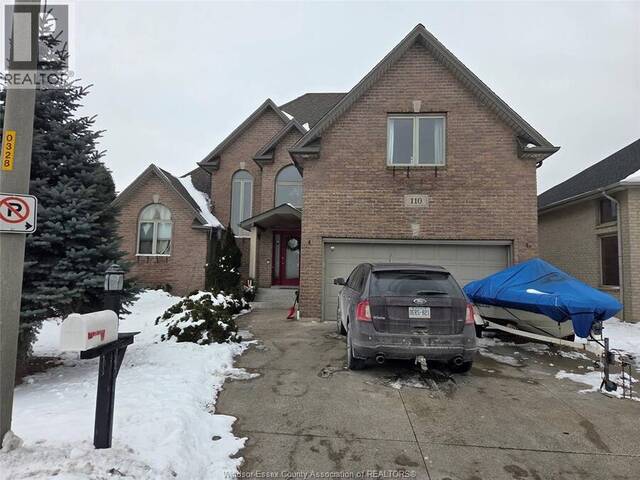 110 SYLVANO CRESCENT Windsor Ontario, N9K 1E4 - 4 Bedrooms Home For Sale
