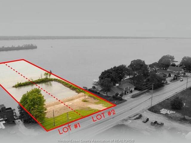 639 FRONT ROAD North Unit# LOT 1 Amherstburg Ontario, N9V 2V6 - Waterfront Land For Sale
