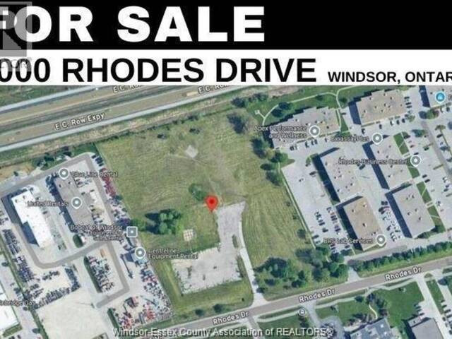 4000 RHODES DRIVE Unit# LOT A/B Windsor Ontario, N8W 5C2 - Vacant Land For Sale