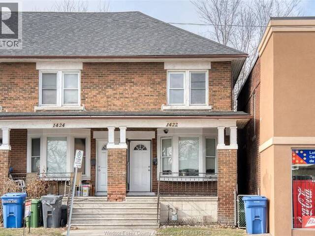 1422 WYANDOTTE STREET West Windsor Ontario, N9B 1H4 - 2 Bedrooms Home For Sale