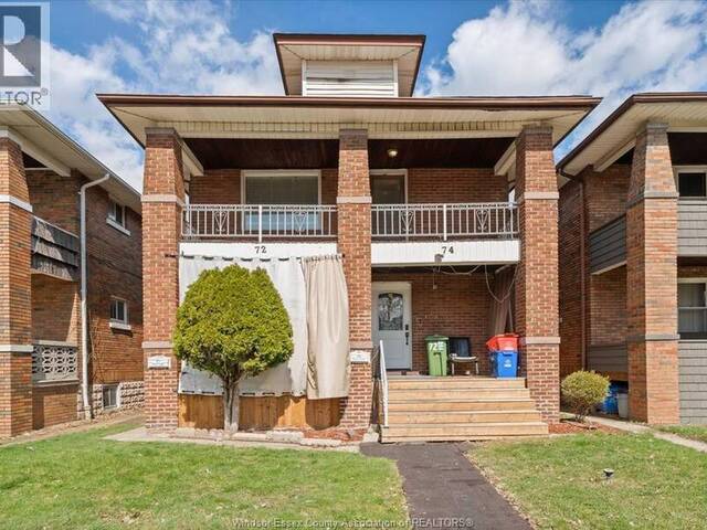 72-74 HANNA STREET East Windsor Ontario, N8X 2M9 - 4 Bedrooms Home For Sale