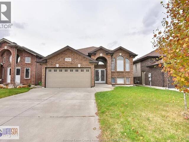 4759 PERIWINKLE CRESCENT Windsor Ontario, N9G 3G8 - 5 Bedrooms Home For Sale