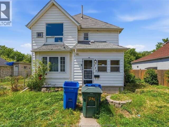 736 BRANT STREET Windsor Ontario, N9A 3E8 - 4 Bedrooms Home For Sale