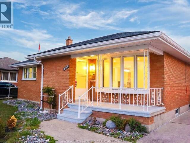 951 RIVERDALE Windsor Ontario, N8S 4C4 - 4 Bedrooms Home For Sale