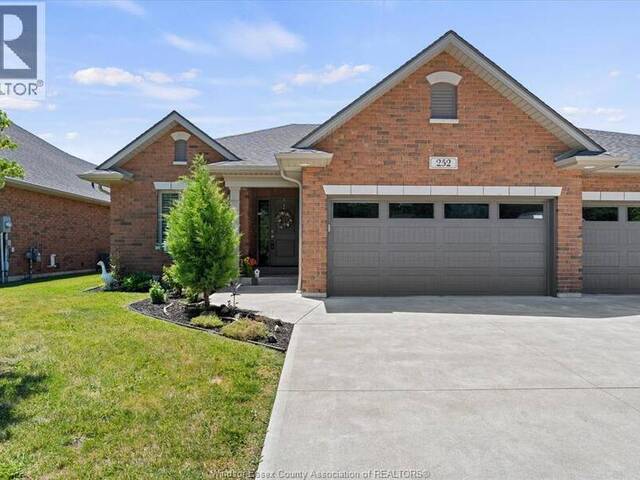 252 SERENA Kingsville Ontario, N9Y 0E8 - 3 Bedrooms Home For Sale