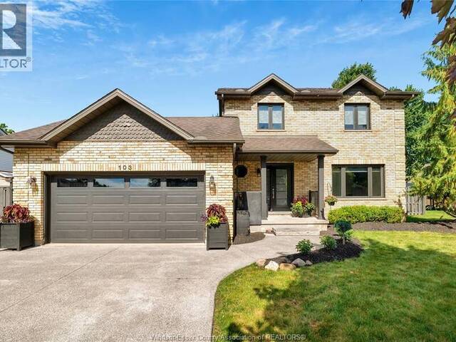 103 PIERELLA DRIVE Lakeshore Ontario, N0R 1A0 - 4 Bedrooms Home For Sale