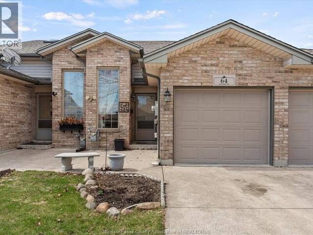 64 TOFFLEMIRE COURT Amherstburg Ontario, N9V 4E4 - 2 Bedrooms Home For Sale