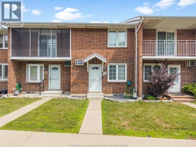 345 ROBSON Unit# 16 Leamington Ontario, N8H 5G6 - 2 Bedrooms Condo For Sale