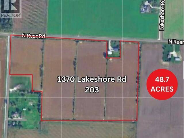 1370 LAKESHORE 203 ROAD Tecumseh Ontario, N0R 1K0 - Vacant Land For Sale