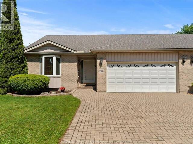 1286 Rendezvous Windsor Ontario, N8P 1K6 - 2 Bedrooms Home For Sale