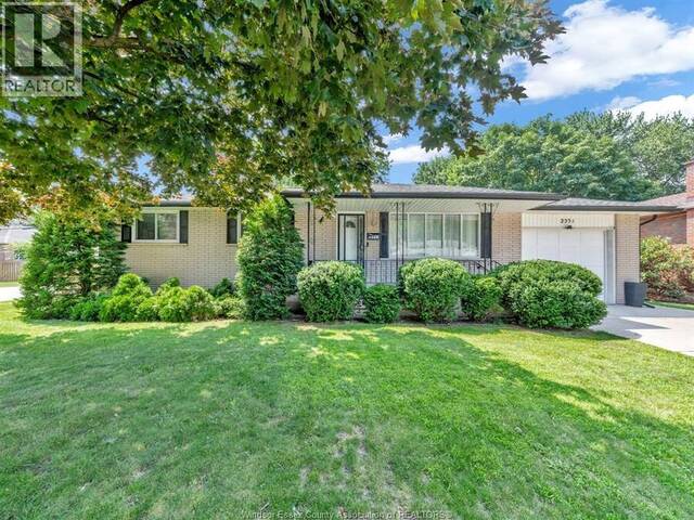 2551 Todd LANE LaSalle Ontario, N9H 1L7 - 4 Bedrooms Home For Sale