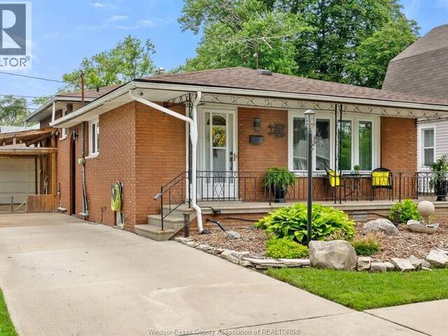 1491 ELLROSE AVENUE Windsor Ontario, N8Y 3X4 - 4 Bedrooms Home For Sale