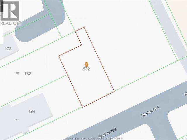 532 CHATHAM STREET East Windsor Ontario, N9A 2X1 - Vacant Land For Sale