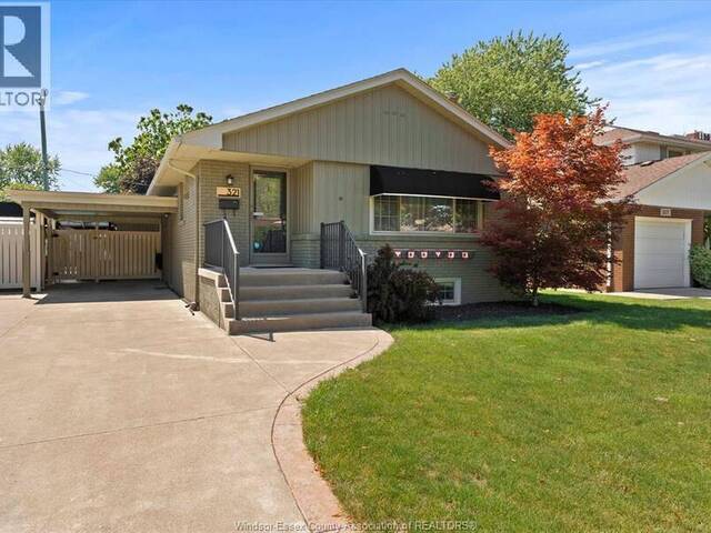 321 Betty DRIVE Windsor Ontario, N8S 3W9 - 3 Bedrooms Home For Sale